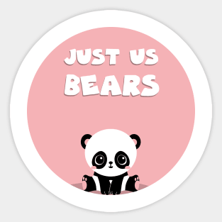 Just Us Bears Sticker